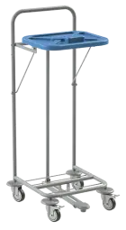 VK 80 - 1N vozík na třídění odpadu a prádla plast - VK - modrý